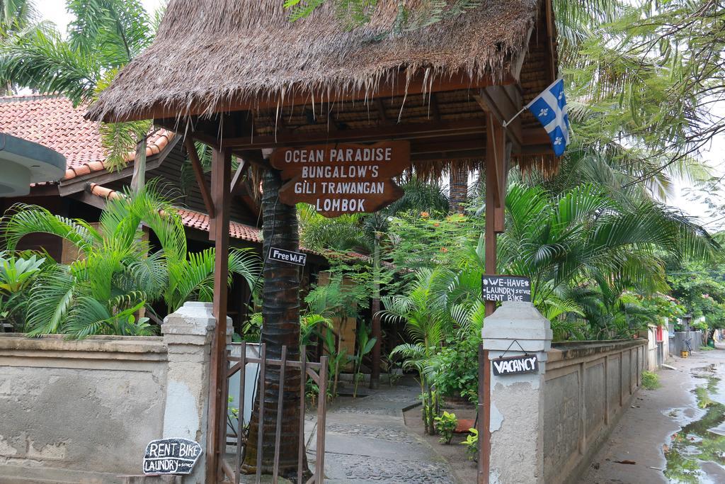 Oceane Paradise Bungalow Gili Trawangan Bagian luar foto