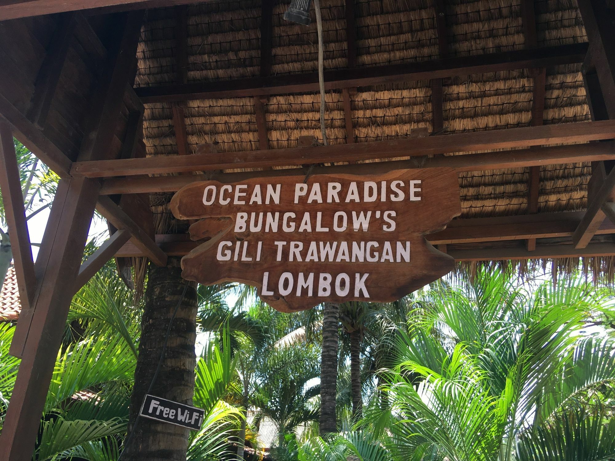 Oceane Paradise Bungalow Gili Trawangan Bagian luar foto